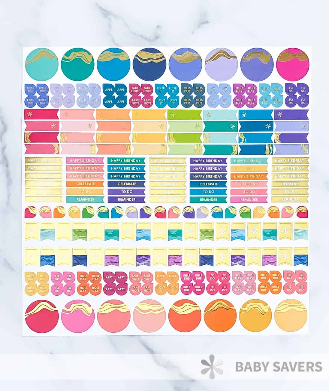 Erin condren calendar stickers