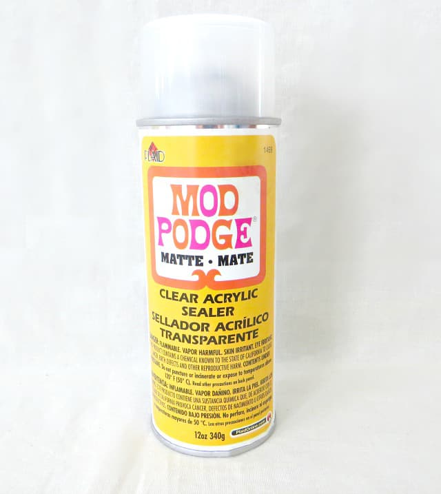 mod podge matte clear acrylic sealer spray