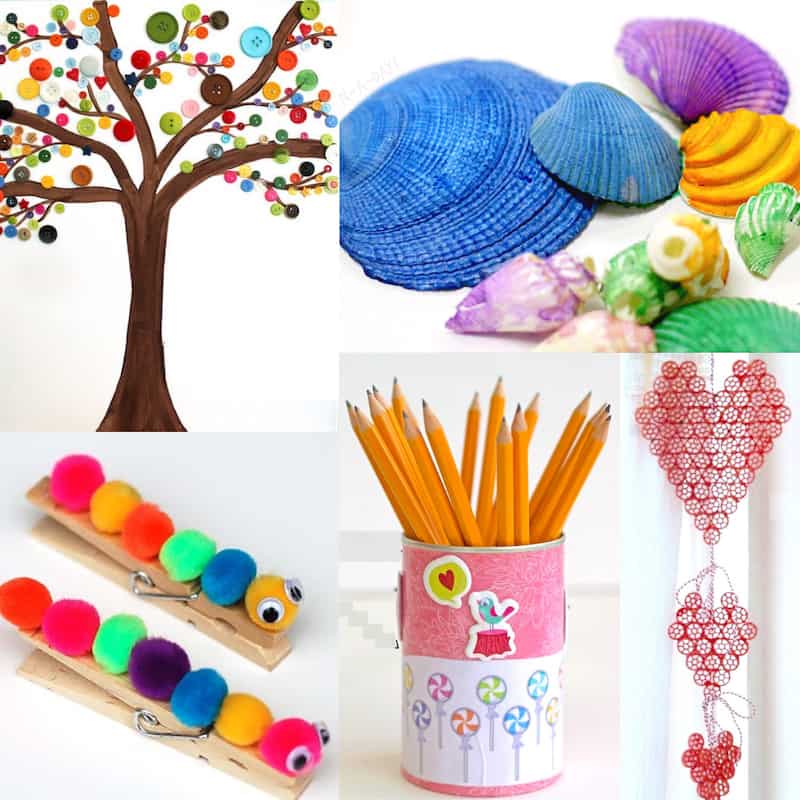 Cheap Crafts for Kids: 133 Easy Projects and Tutorials for Little