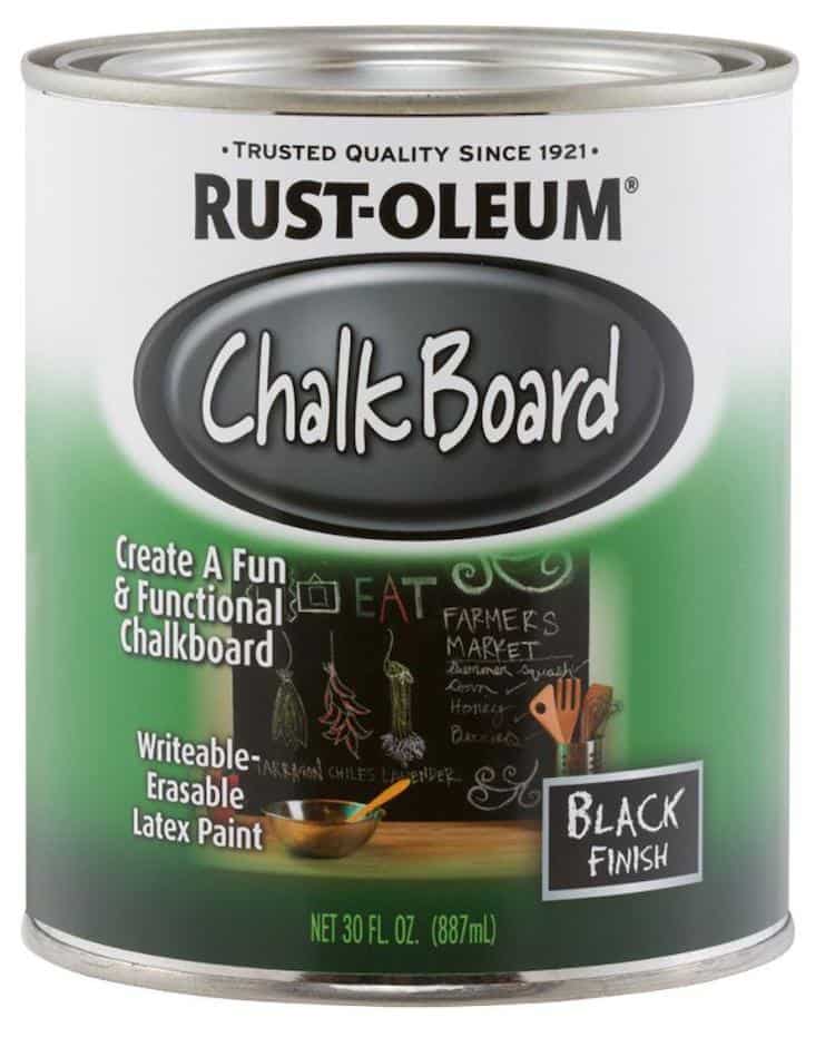 chalkboard paint for cork board