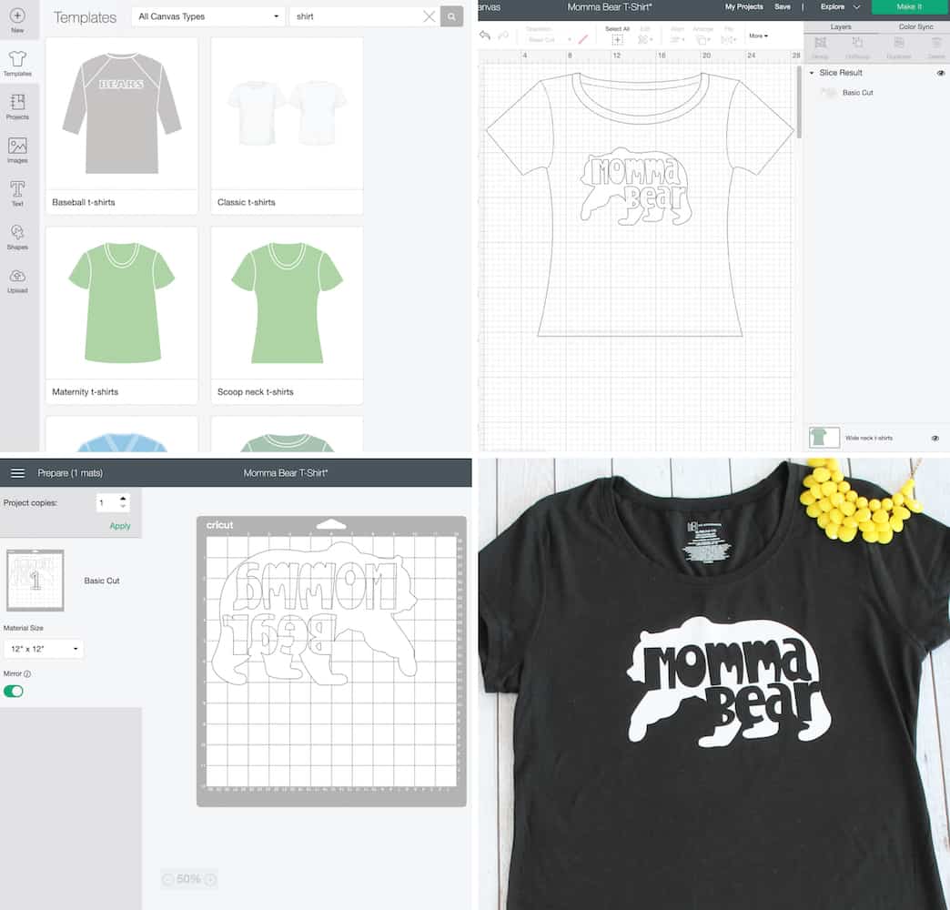 cricut shirt ideas and how to make a shirt with design space