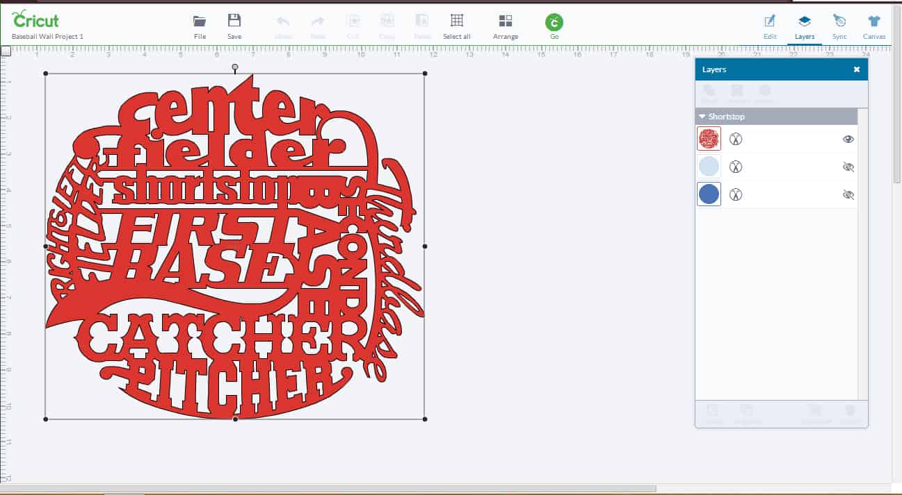 making a DIY chalkboard sign in Cricut design space