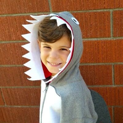 DIY shark costume