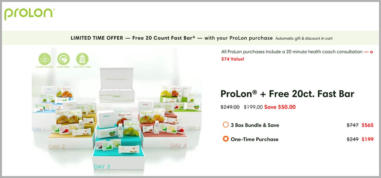 Prolon fast mimicking diet promo code and discounts