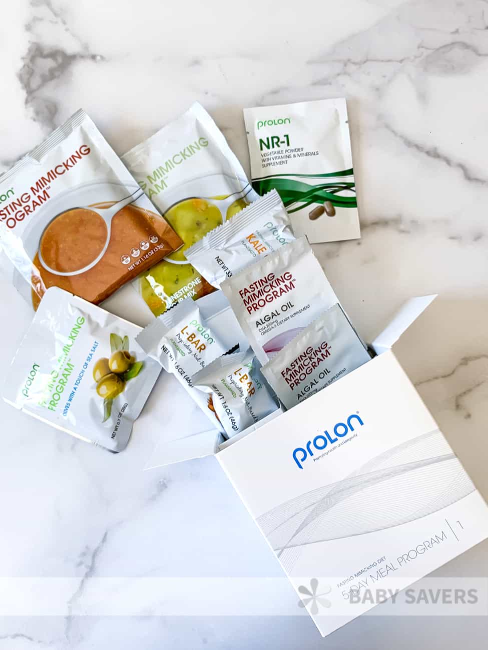 prolon review: everything in the day 1 box of the fasting mimicking diet