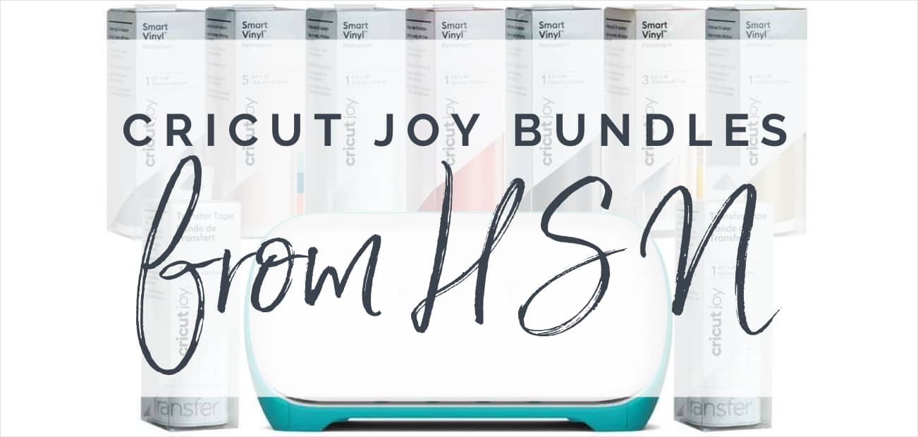 Cricut joy bundles from HSN text overlay on joy products
