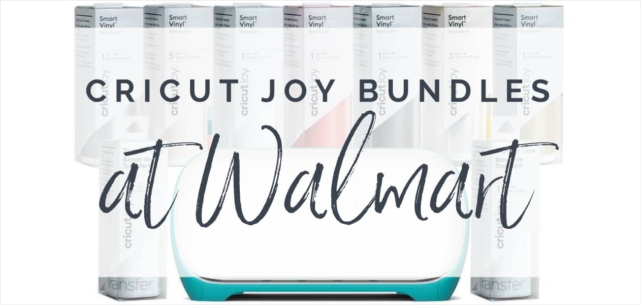 Cricut joy bundles at walmart text overlay on joy products