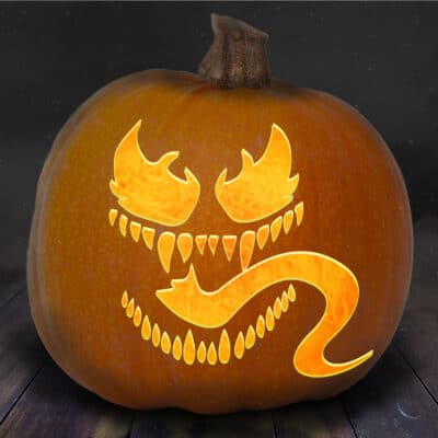 venom pumpkin carving stencils