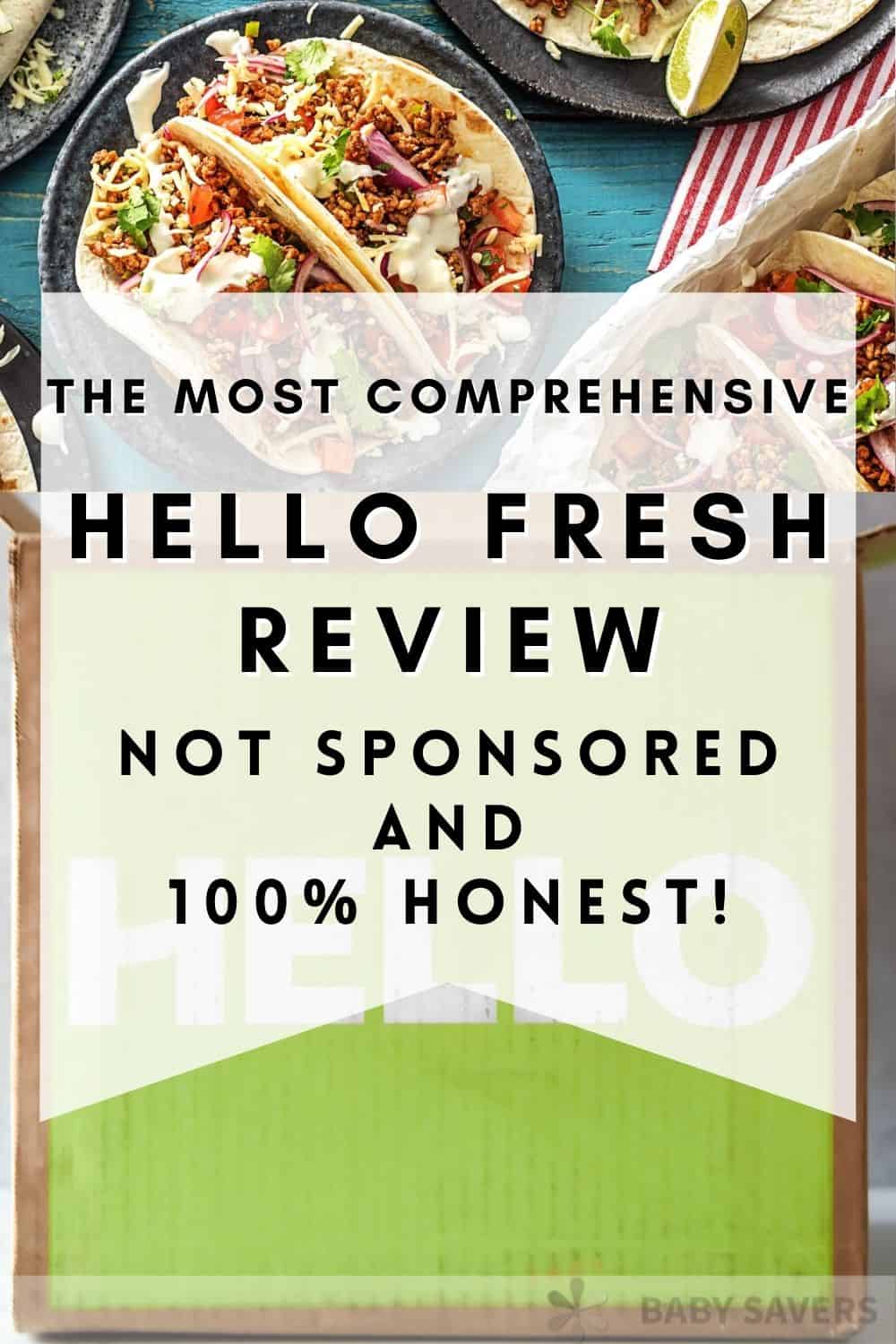 Hello Fresh Reviews - the most comprehensive Hello Fresh Review Not Sponsored and 100% Honest