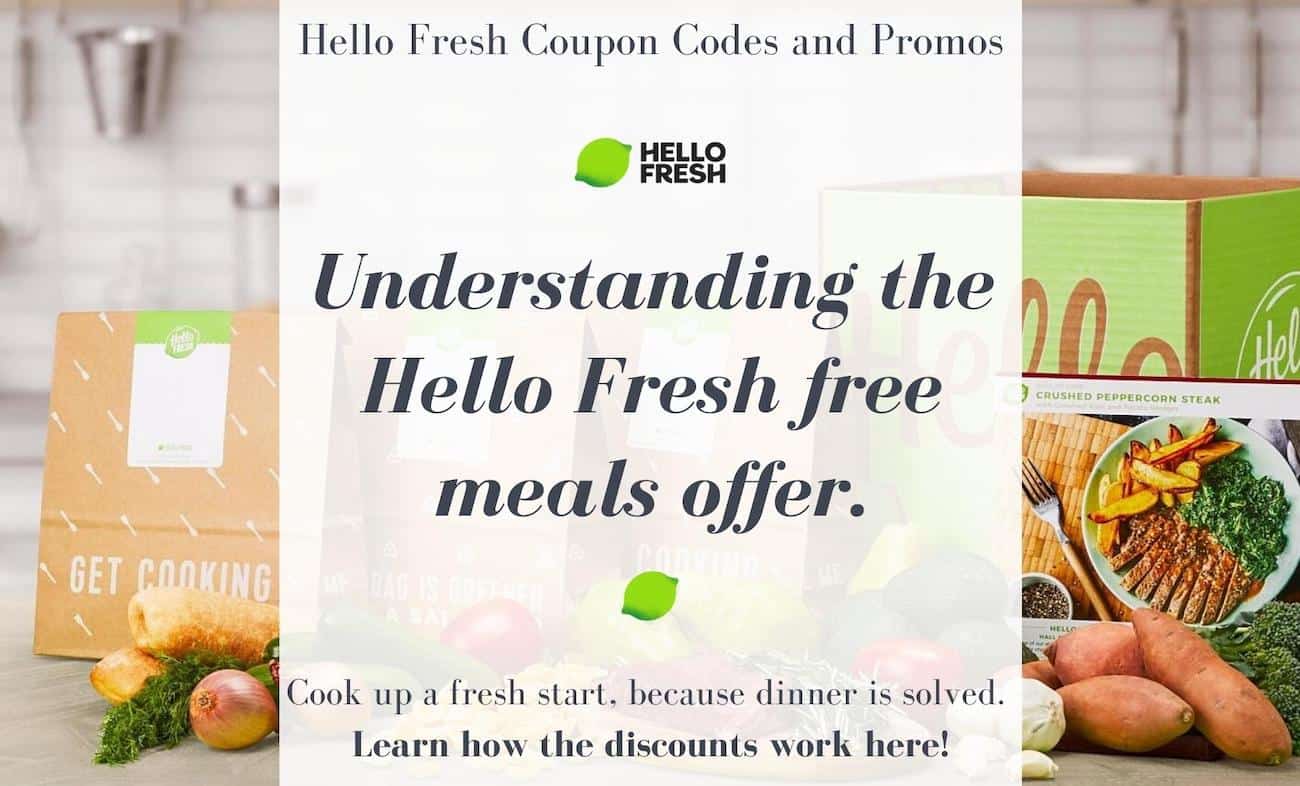Hello Fresh reviews how the free meals offers work