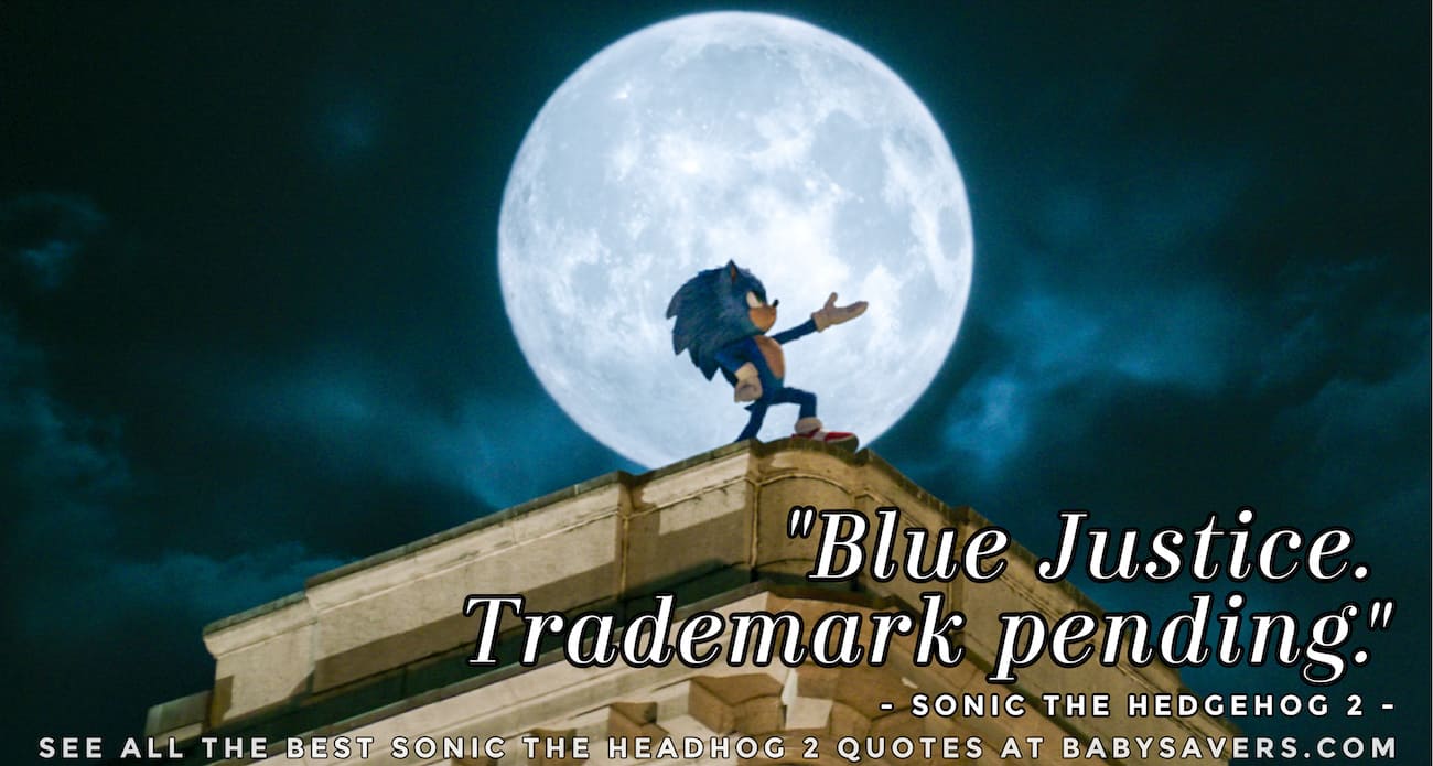 Sonic the Hedgehog 2 quotes with Blue Justice