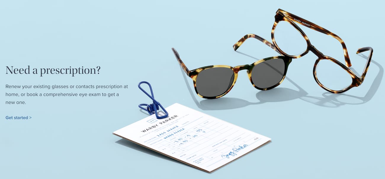 warby parker contacts prescriptions