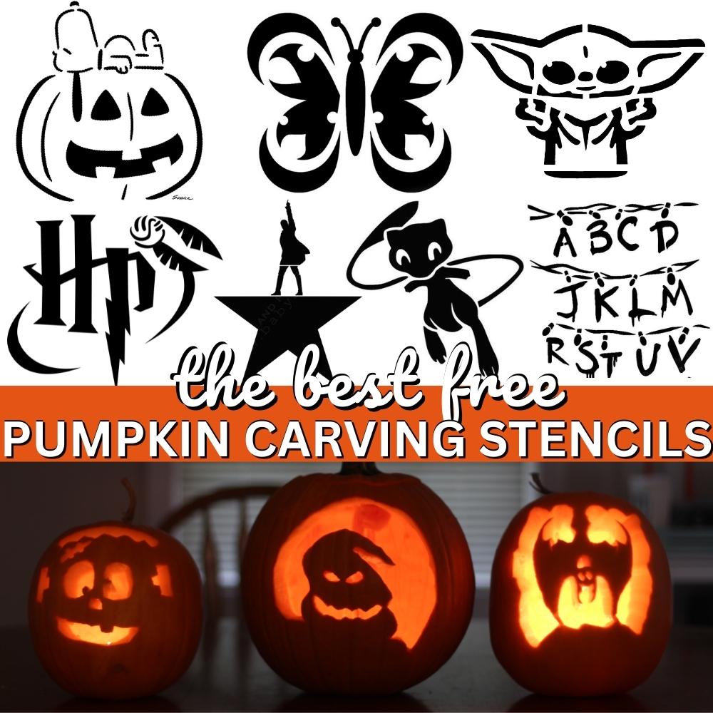 Free Printable Difficult Pumpkin Stencils