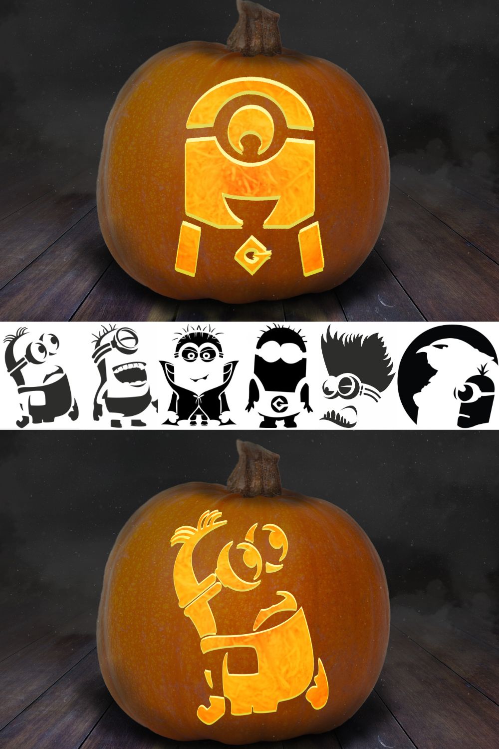 Despicable Me Pumpkin Stencils