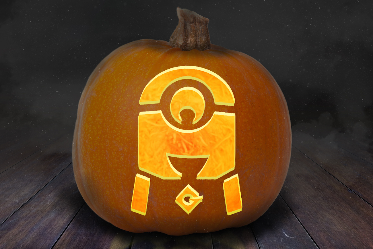 Printable Pumpkin Carving Stencils Minion