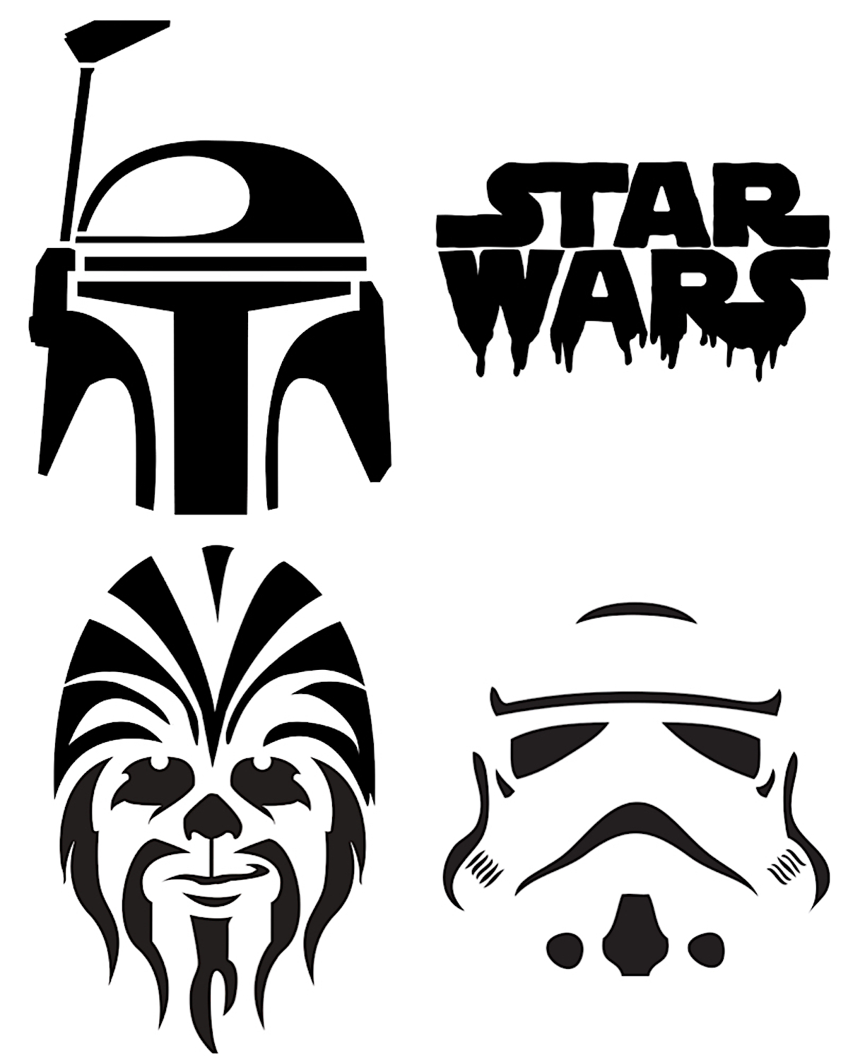 pumpkin carving stencils star wars