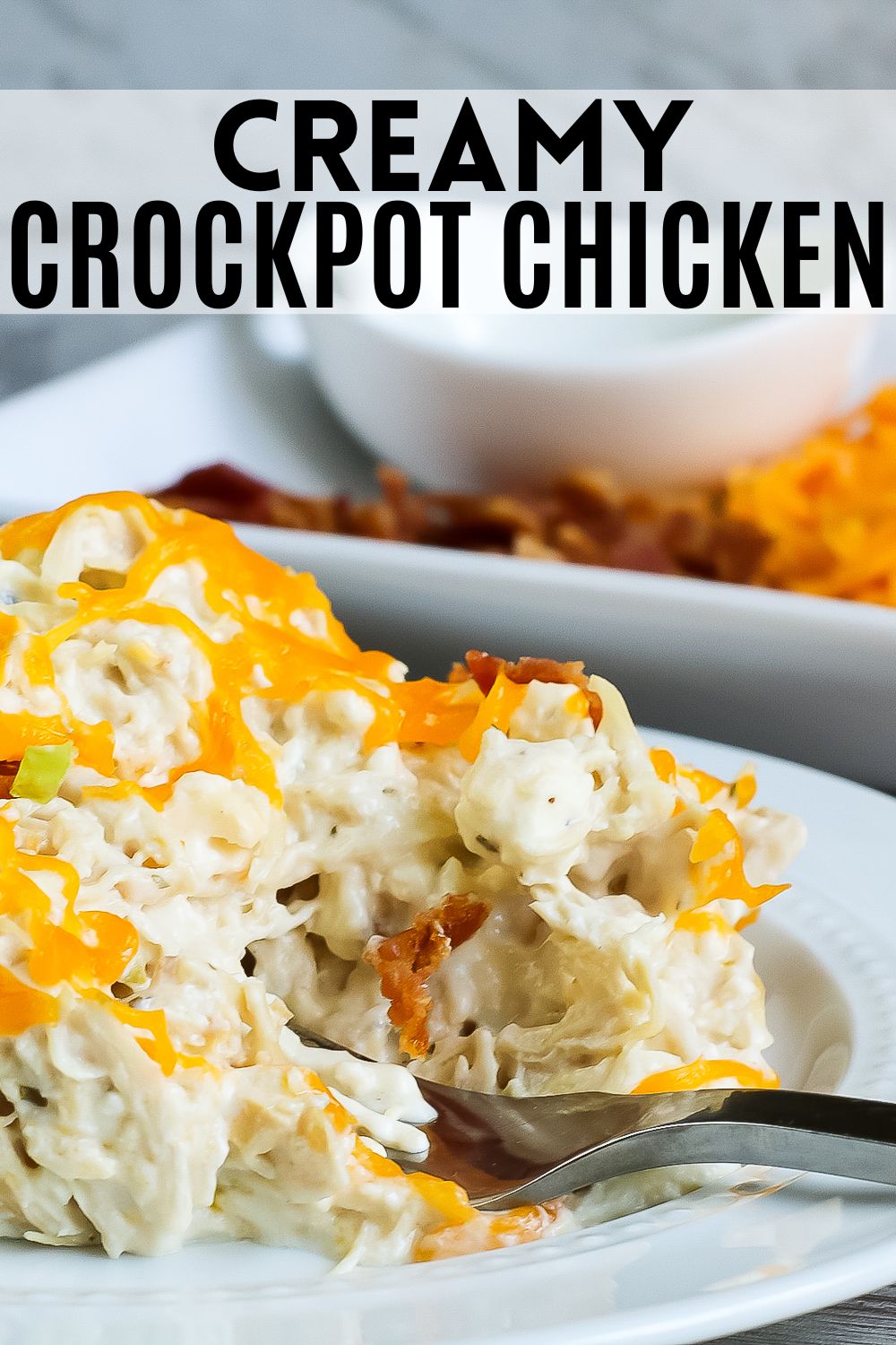 Easy Slow Cooker Chicken Casserole