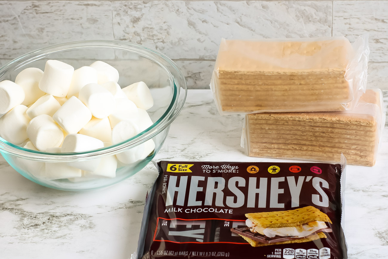 Air fryer s'mores ingredients