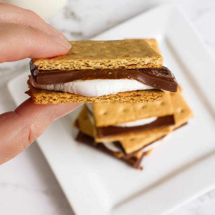 Air fryer s'mores