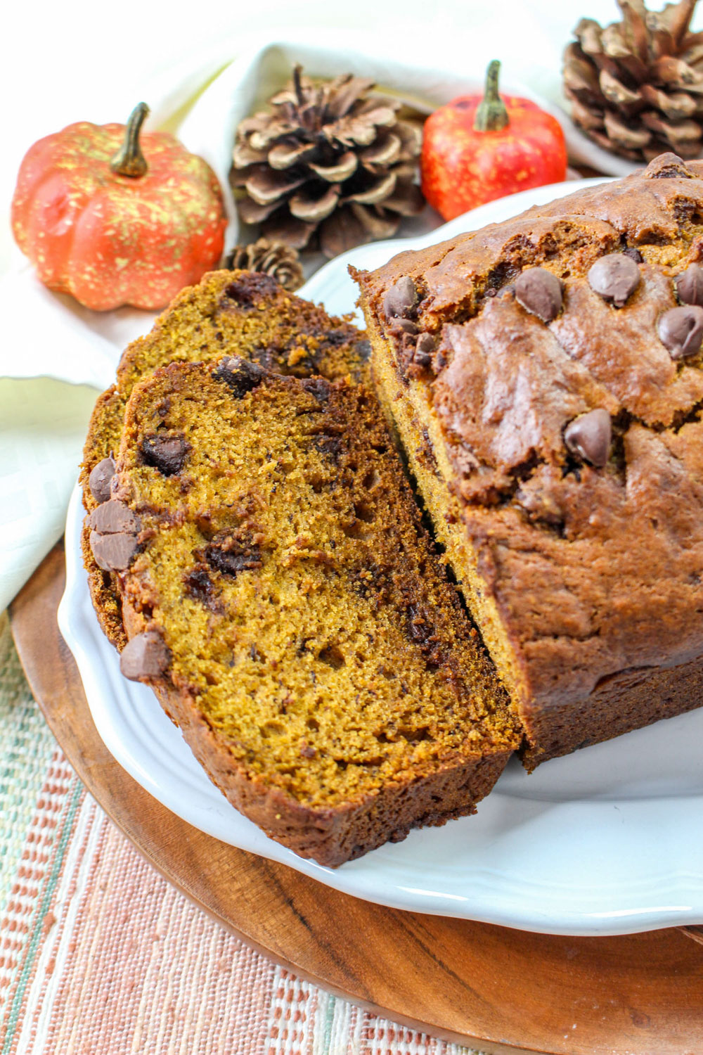 pumpkin chocolate chip bread recipe