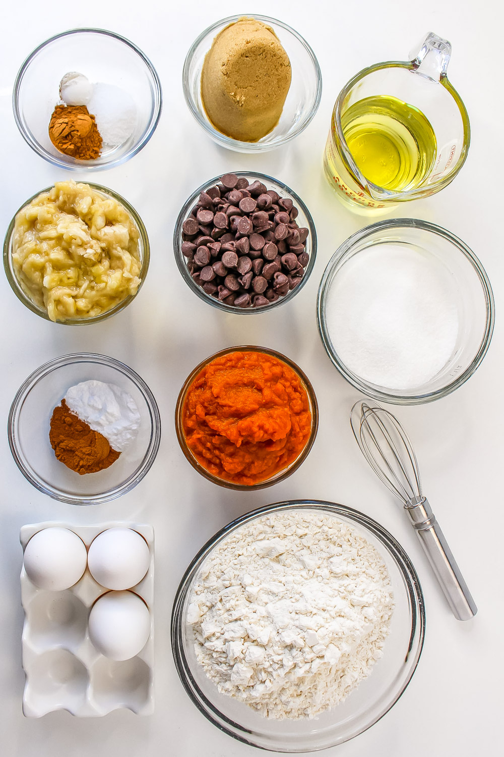 pumpkin chocolate chip bread ingredients