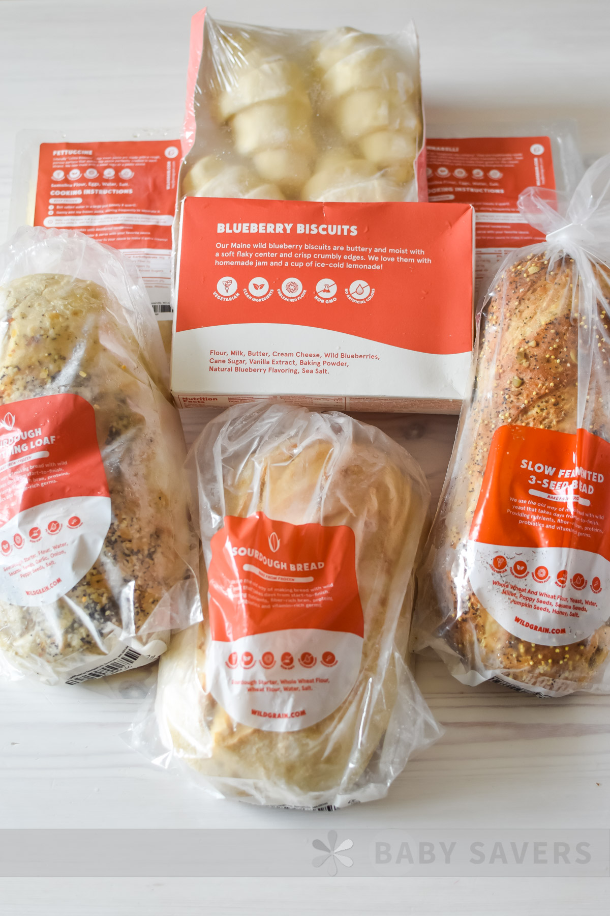 Frozen bakery products  including the bread used in a turkey sandwich recipe