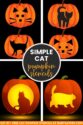 87 Free Cat Pumpkin Carving Stencils - The Ultimate List!