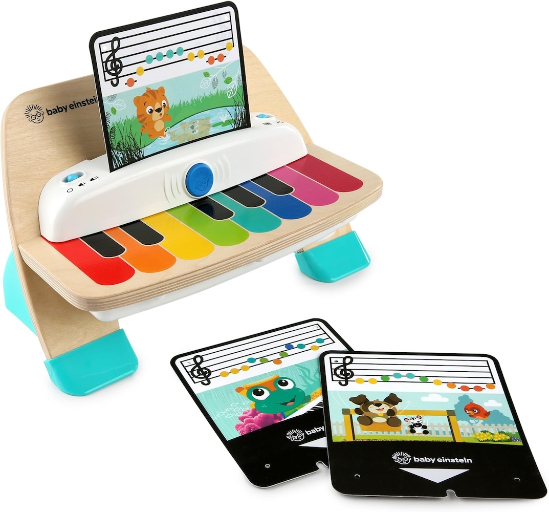 Gifts for 1 year old baby einstein hape wooden piano magic