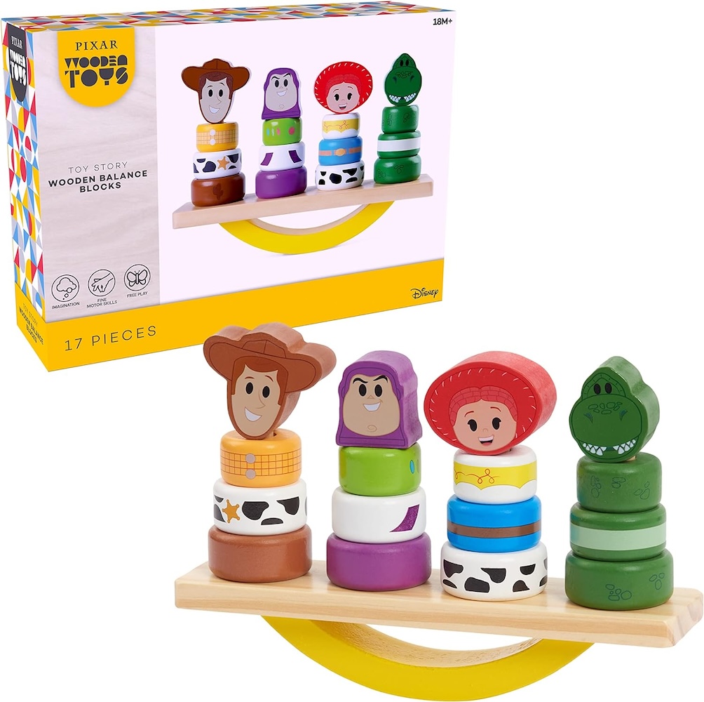 gifts for 1 year olds disney toy story wooden blocks