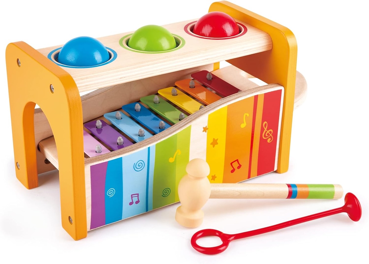 gifts for 1 year olds hape pound and tap bench with xylophone