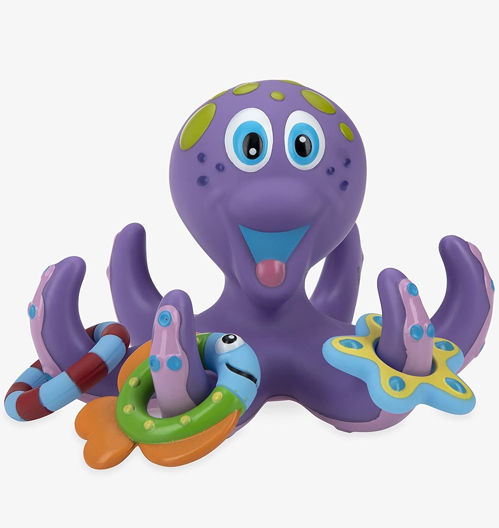 gifts for 1 year olds floating octopus rings bath toy