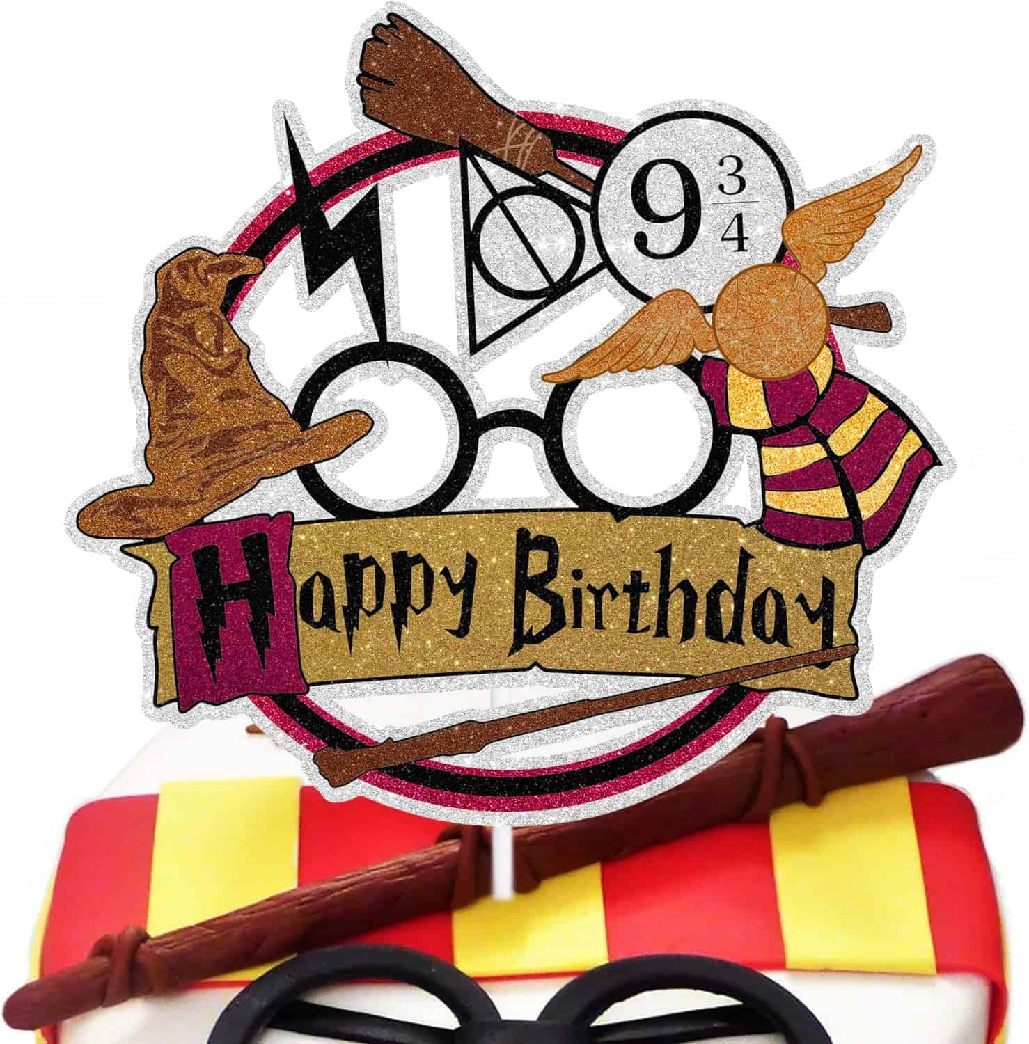 Magical Symbols Harry Potter Cake