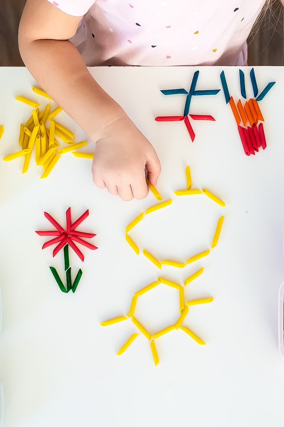 how to dye pasta