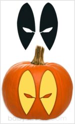 Deadpool Pumpkin Stencils: Free Marvel Halloween Printables