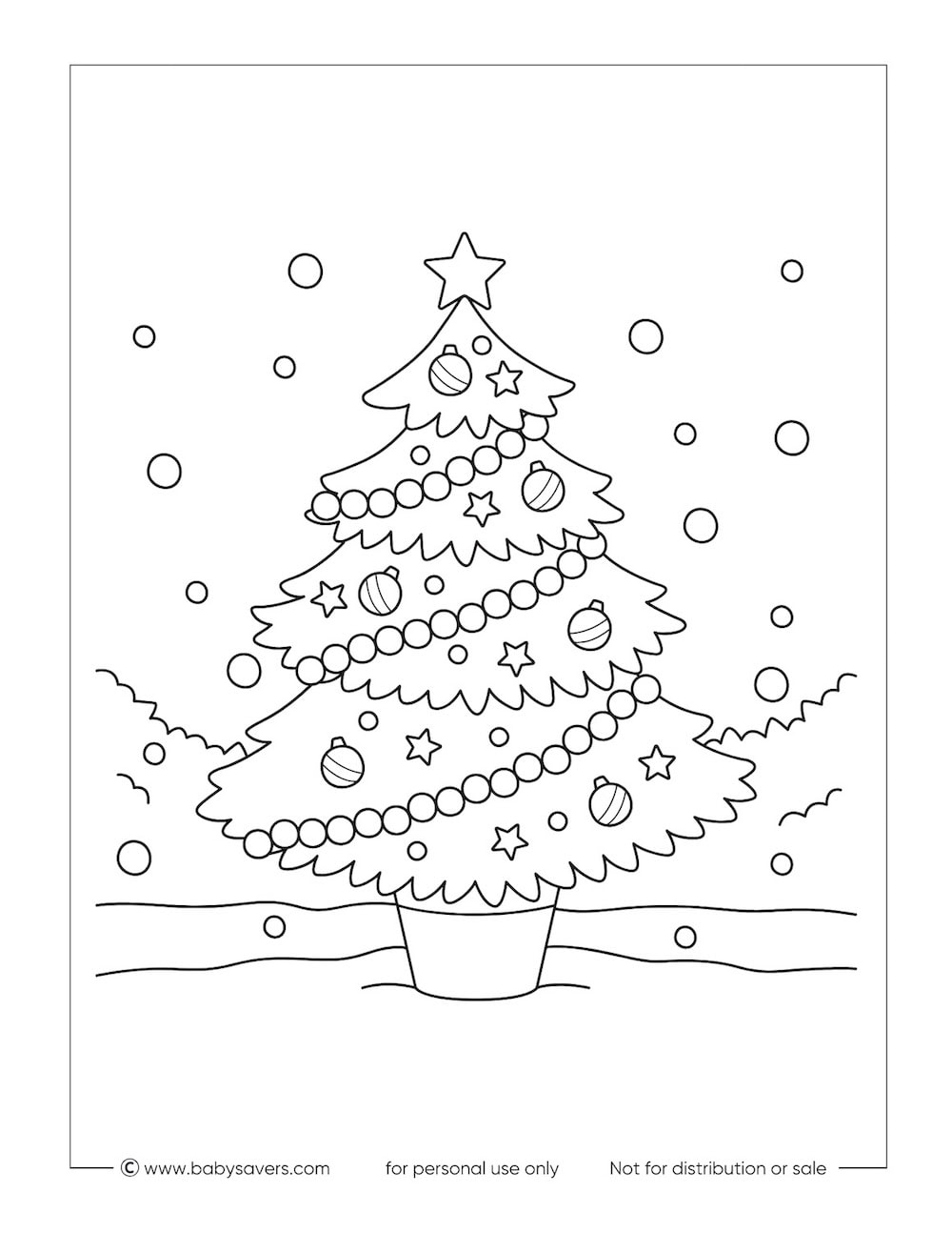13 Free Printable Christmas Coloring Pages for Kids, image size:1000x1294