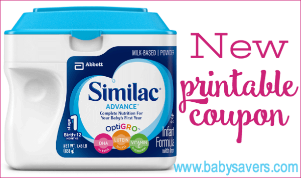 5 Similac Printable Coupon