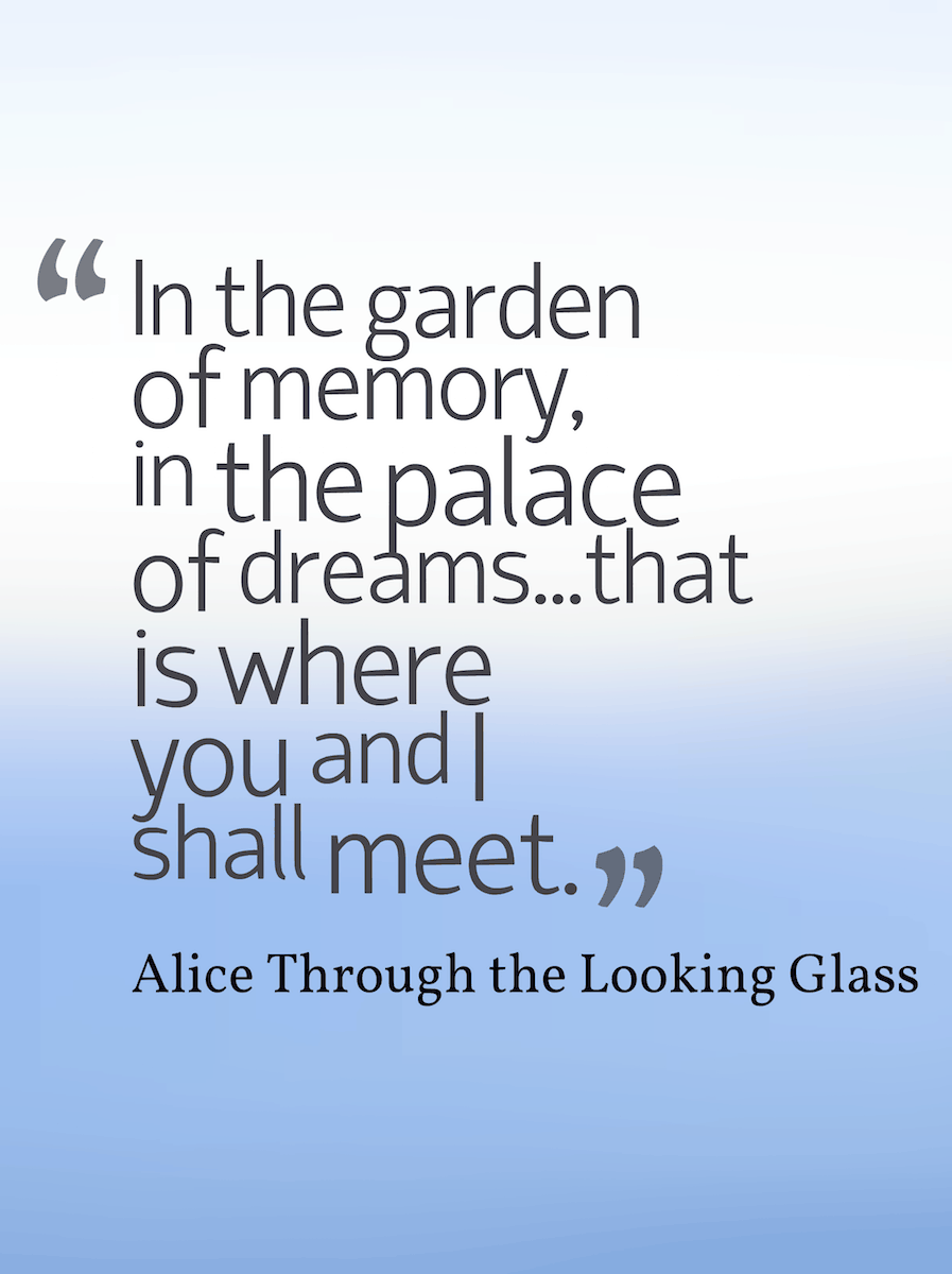 alice through the looking glass quotes about time