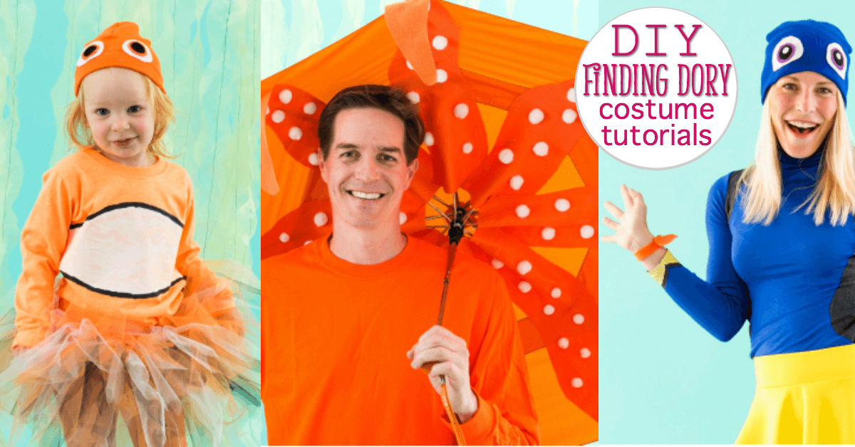 DIY finding dory costumes