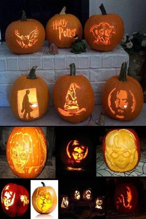 Harry potter pumpkin carving patterns