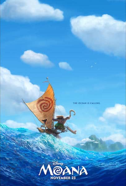 Disney moana movie poster