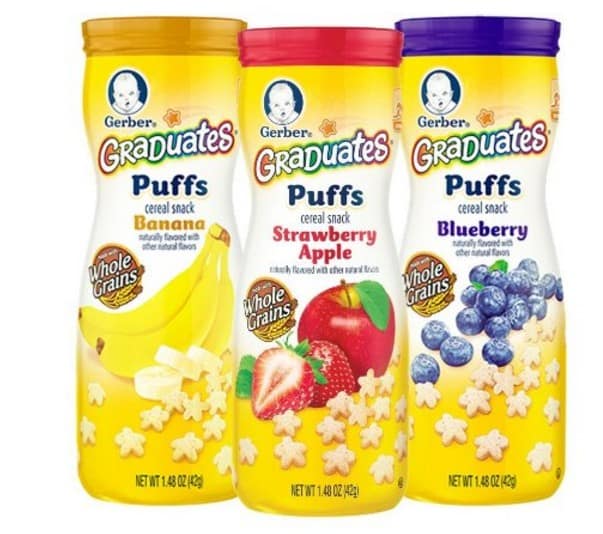 Gerber Graduates Puffs Cereal Snack