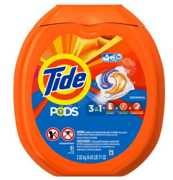 5 off Tide Pods Amazon Coupon (81Loads as low as 12.86!), Free