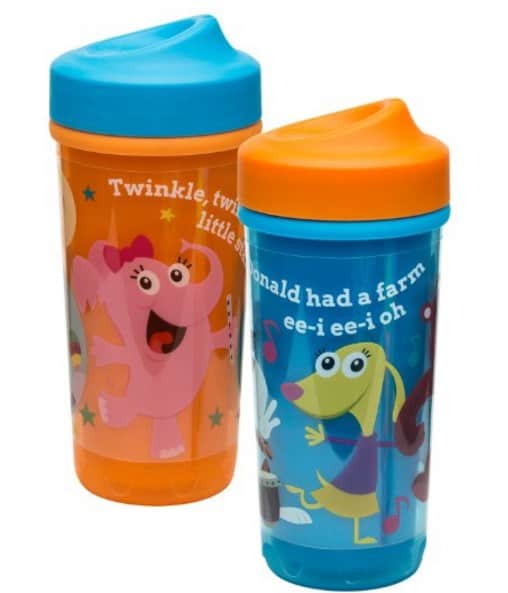 Zak! Designs Baby Genius Toddler Perfect Flo Sippy Cup only $3.92 Each,  Free Shipping