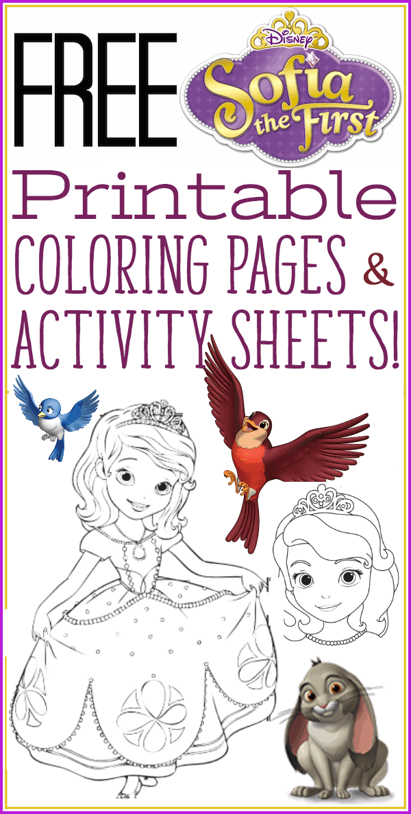 Sofia the First coloring pages