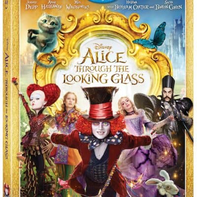 Alice Through the Looking Glass blu-ray dvd