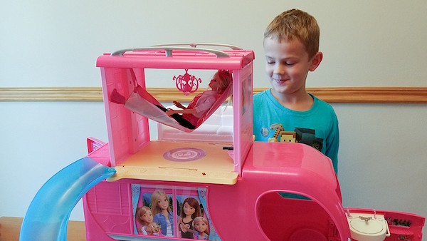 barbie pop up camper review