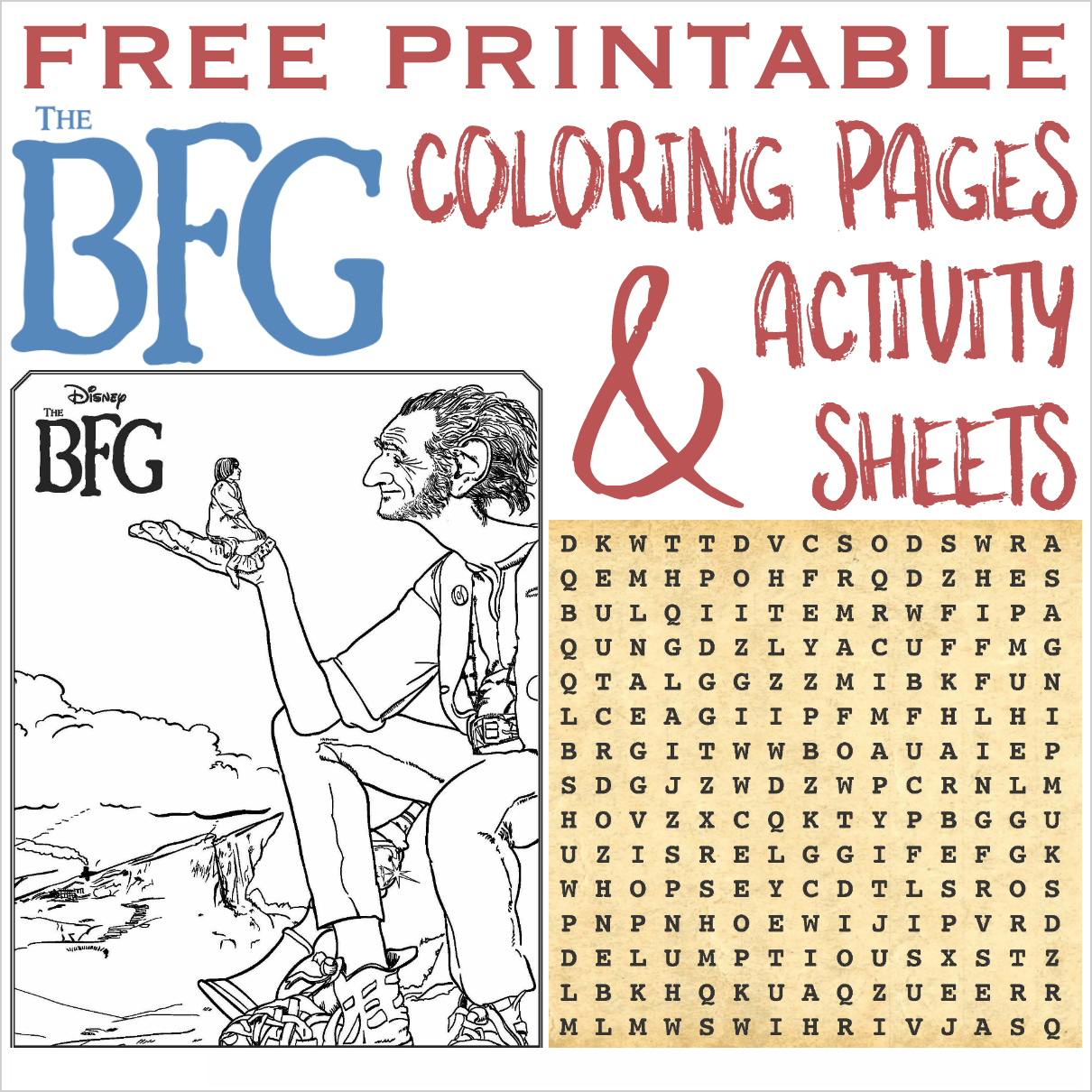 THE BFG Printable Coloring Pages And Activity Sheets the-bfg-printable-coloring-pages-and-activity-sheets