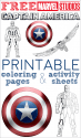 Free Printable Captain America Coloring Pages and Activity Sheets