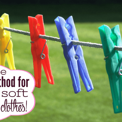 soft line-dried clothes