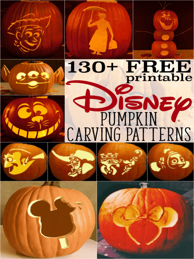 Disney Pumpkin Carving Stencils | Baby Savers | Babysavers.com